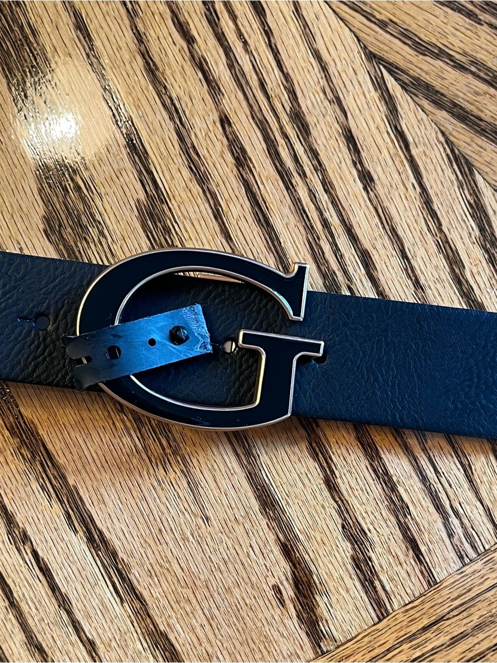 Mens Guess Reversible Black Belt